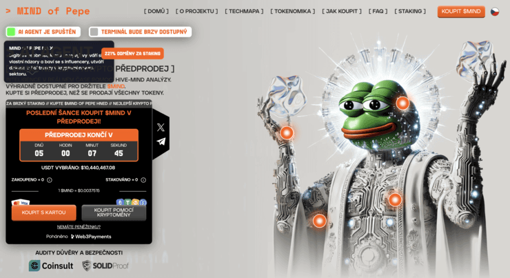 Mind of Pepe meme coiny 