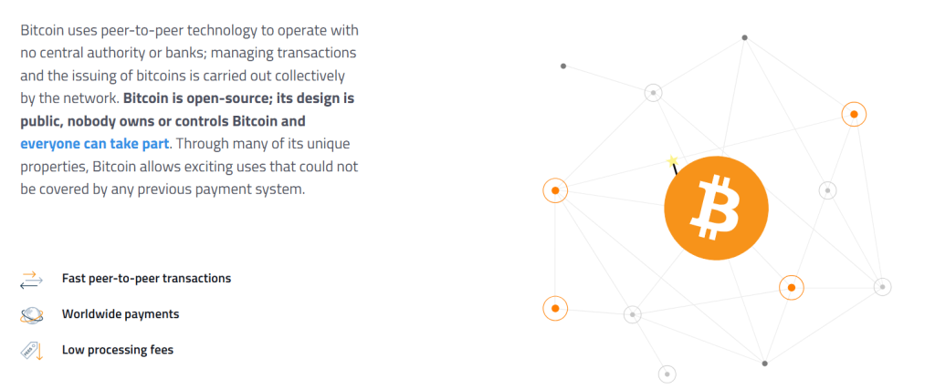 Kryptoměna bitcoin.