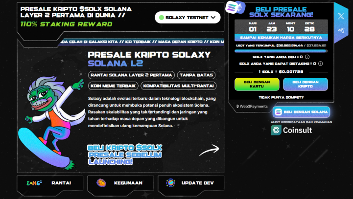 Solaxy koin naik 1000x