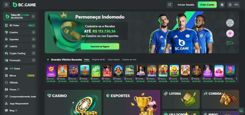 BC Game é um dos melhores cassinos online que aceitam Pix no Brasil