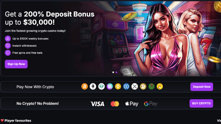 2. CoinCasino – puikus kazino lošimo automatų entuziastams