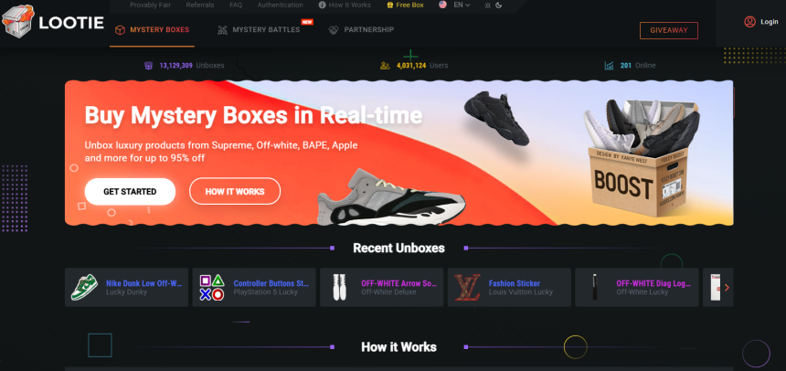 lootie mystery box
