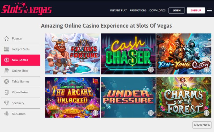 slots of vegas games