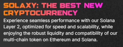 Solaxy claims to be the best new cryptocurrency 