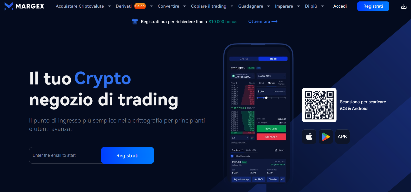 wallet crypto - margex