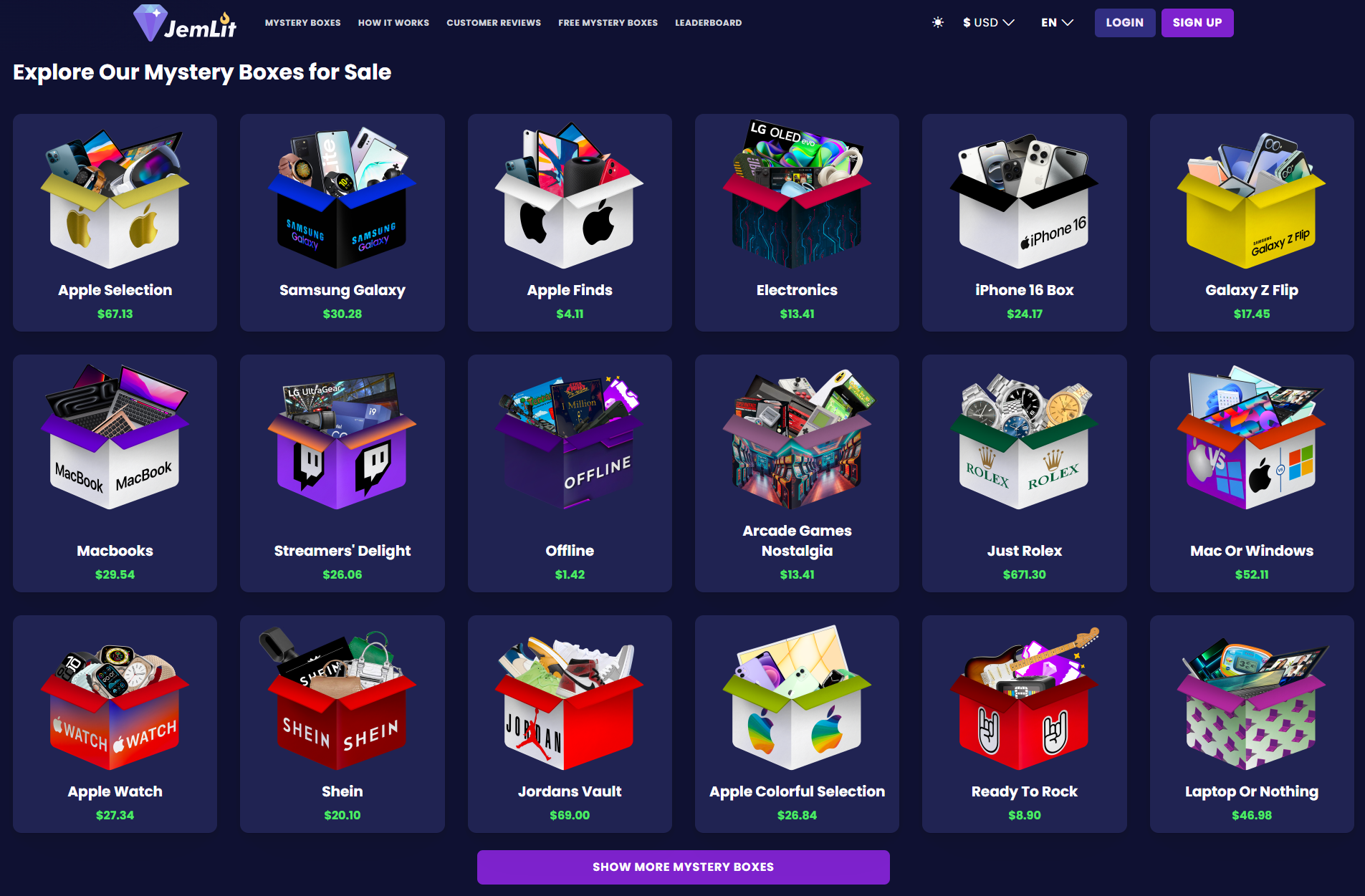 인기 랜덤박스 사이트 젬릿