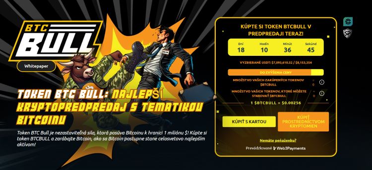 BTC Bull Token: Podporte býčí trh a staking top meme coinov