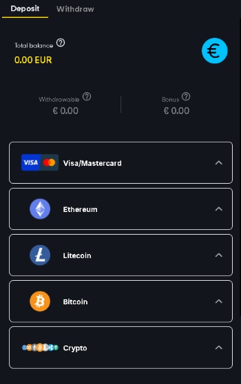 Proveďte první vklad