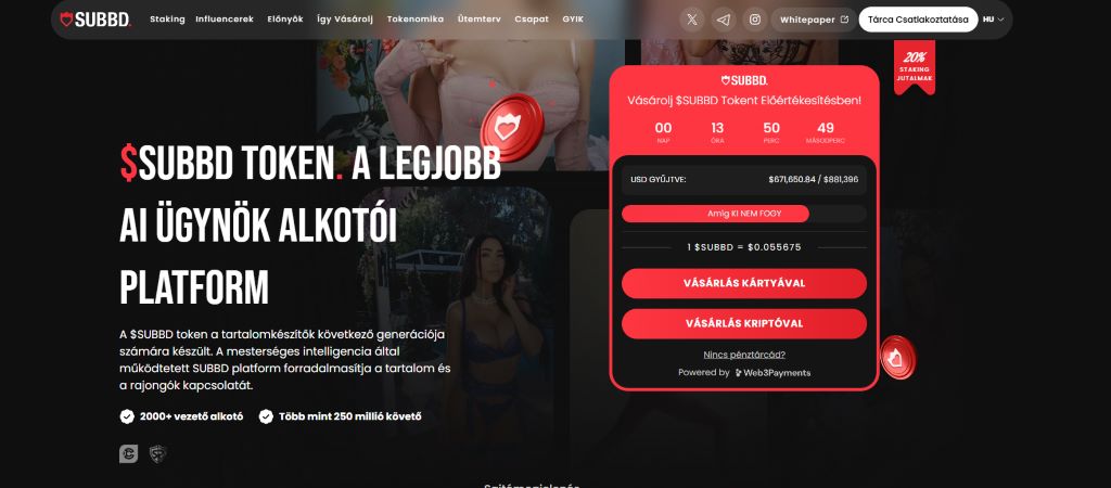 SUBBD ($SUBBD) – A SocialFi új dimenziója