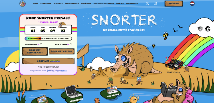 Snorter Token top 10 crypto presales om in de gaten te houden