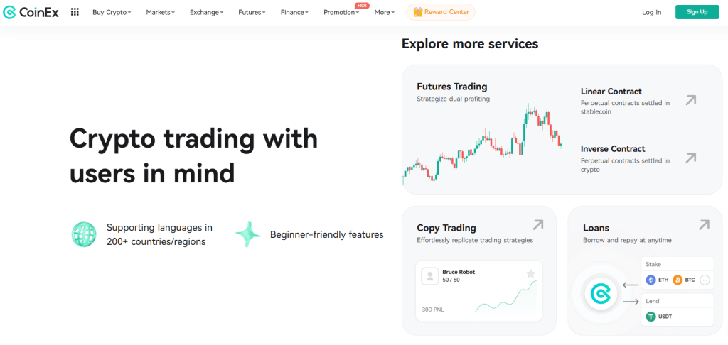 Platforma pro obchodování na burze pro začátečníky - CoinEx.