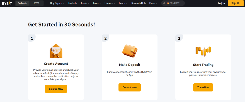 Jak začít obchodovat na burze ByBit.