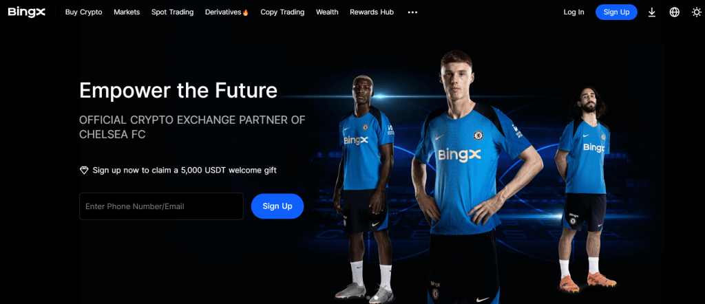 Platforma BingX.