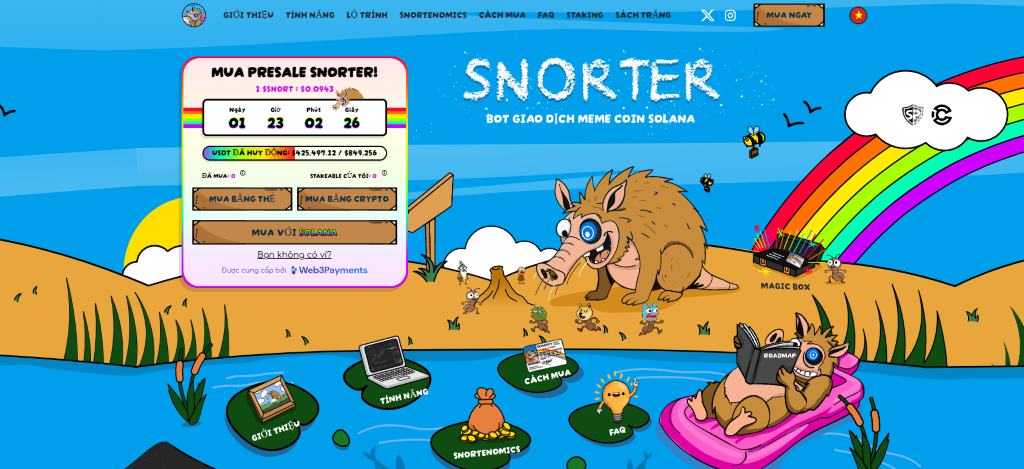 Token Snorter (SNORT) – Meme Coin Với Tiện Ích Thực Tế