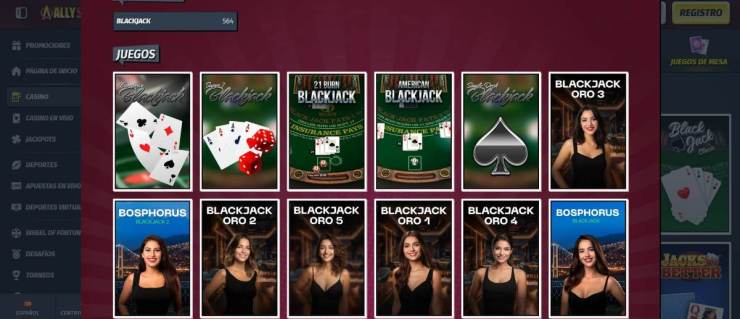En Allyspin puedes jugar gratis al blackjack en línea cuando quieras
