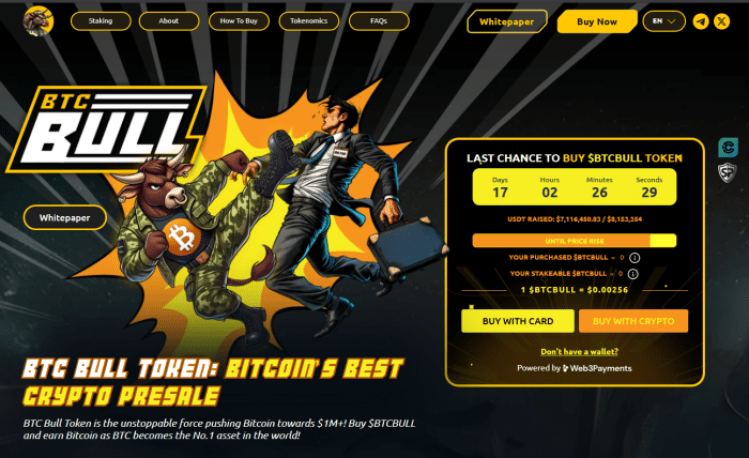 BTC Bull Token best crypto presale