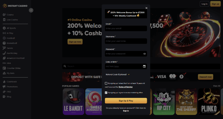 Greita registracija ir prieinamumas