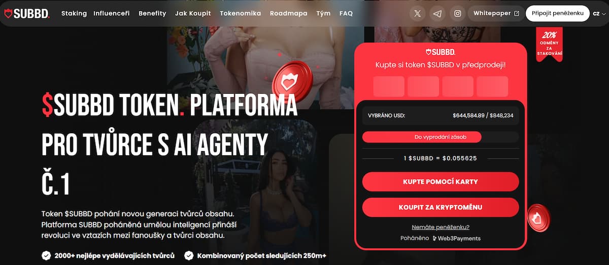 SUBBD ($SUBBD): Una oportunidad de preventa de criptomonedas muy prometedora