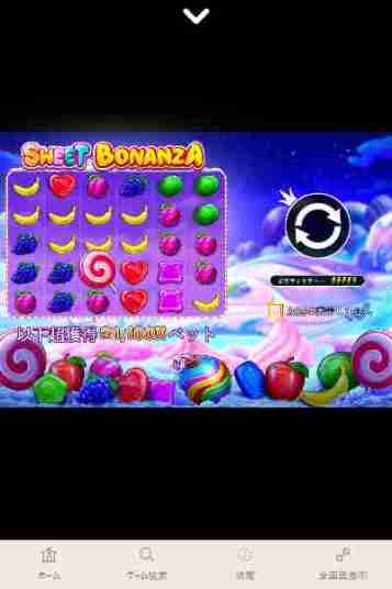 オンラインカジノゲームの種類sweetbonanza
