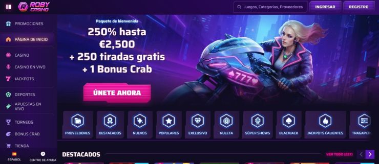 Roby Casino admite jugar online con VPN sin problemas