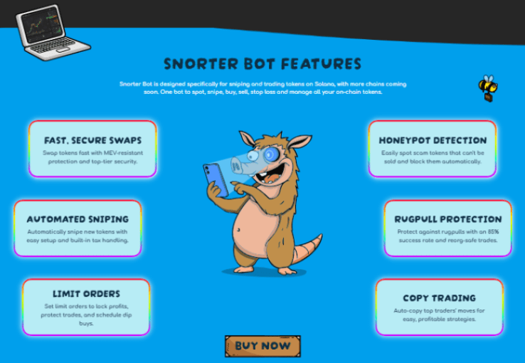best-crypto-for-beginners Snorter Bot Features