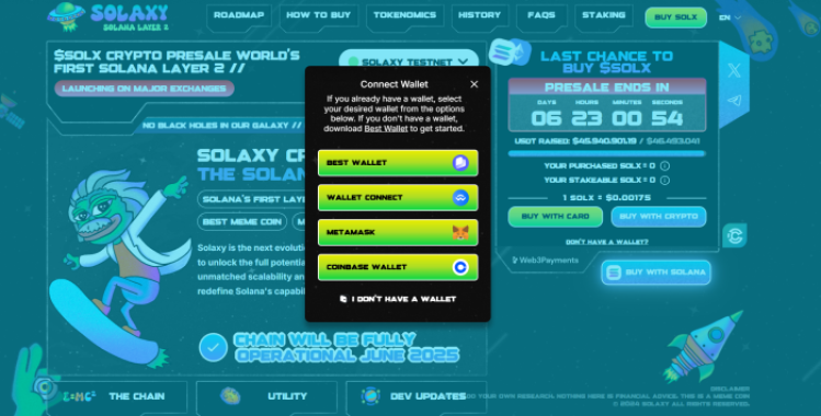 best-crypto-for-beginners Available wallets on Solaxy