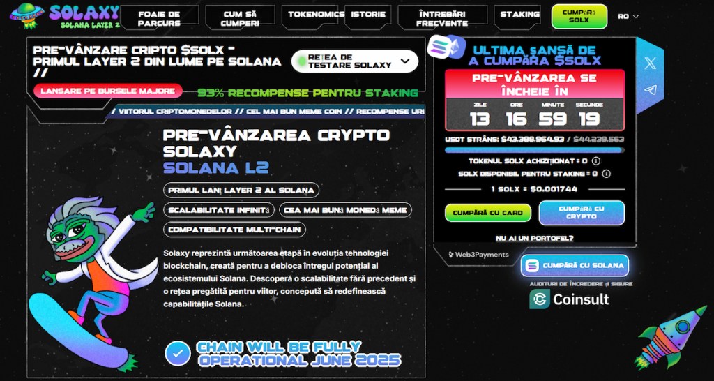 Solaxy (SOLX): Inovarea scalabilității Solana