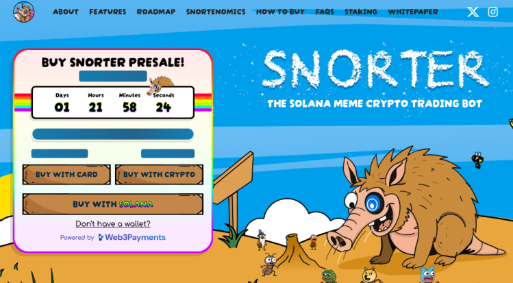 Opera con meme coins de forma más inteligente: conoce Snorter Bot