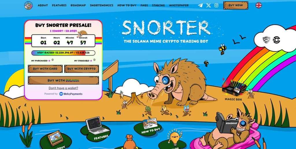 3. Snorter – Meme altcoin inspiriran trendovima i zabavom
