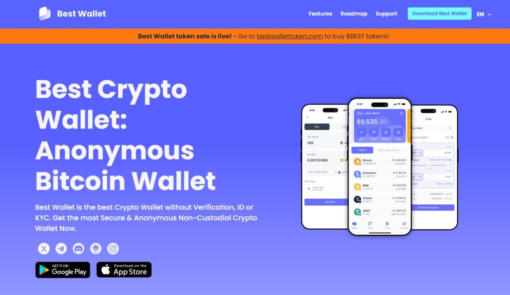 Best Wallet – Zašto je najbolji za kupovinu Snorter Tokena