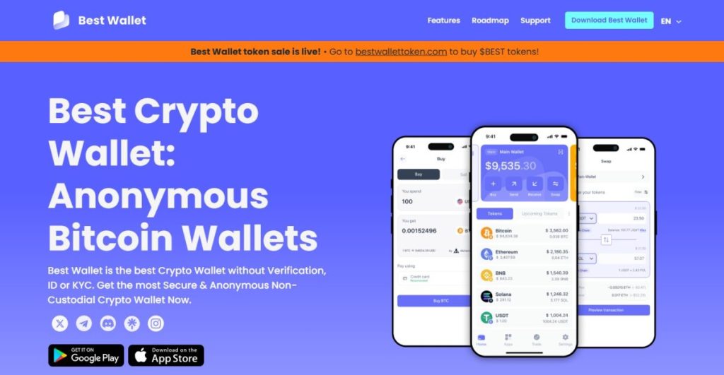 Best Wallet – Megbízható alternatíva a Binance mellé