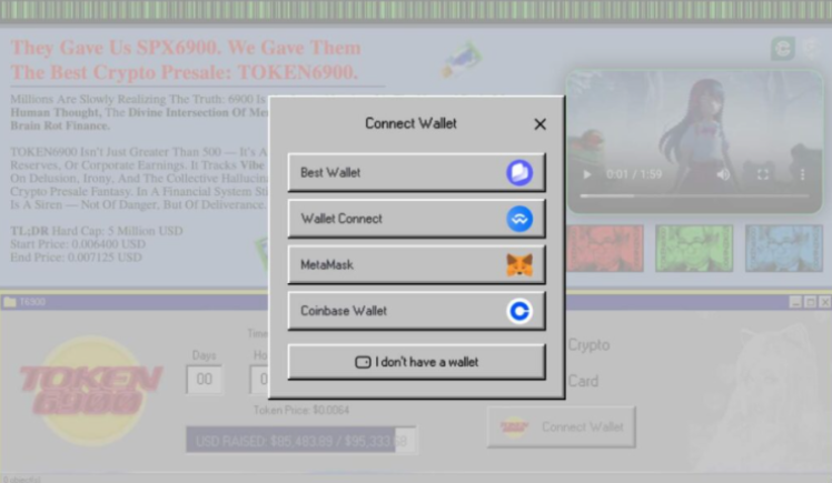 Kā nopirkt TOKEN6900 - Savienojiet maku ar TOKEN6900 iepriekšpārdošanu