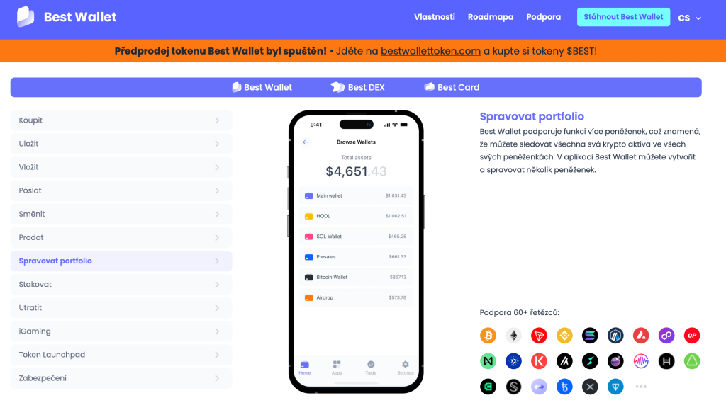 Best Wallet - kryptoměny