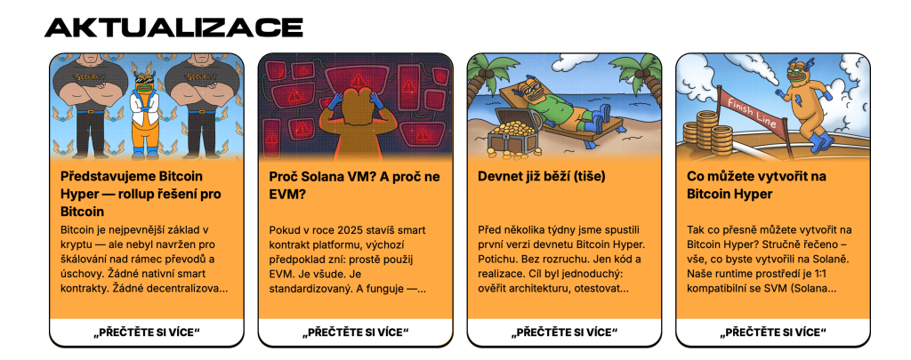 vývojářské aktualizace - jak koupit bitcoin hyper