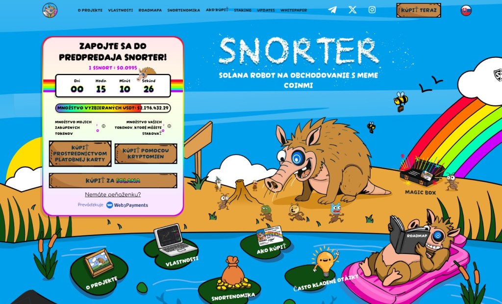 3. Snorter Token: obchodný bot + staking s vysokým APY