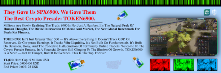 TOKEN6900 landing page