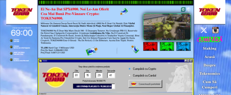 TOKEN6900 pagina de presale