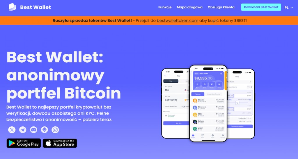 1. Jak kupić Dogecoin z Best Wallet