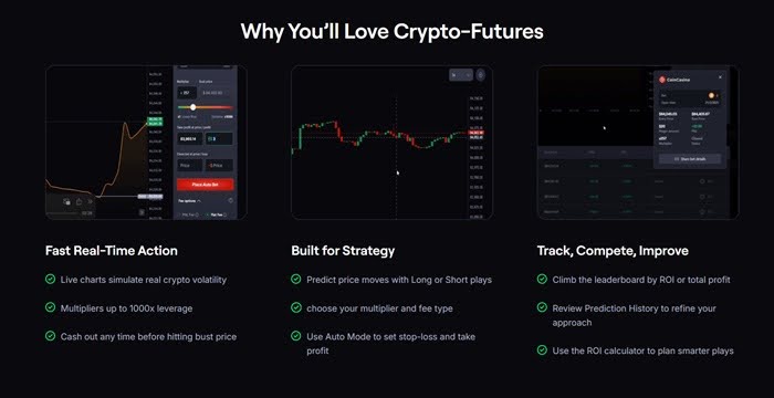 Benefits of CoinFutures on CoinFutures website.