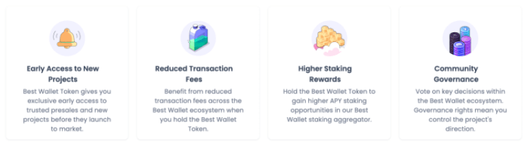 Best Wallet token benefits.