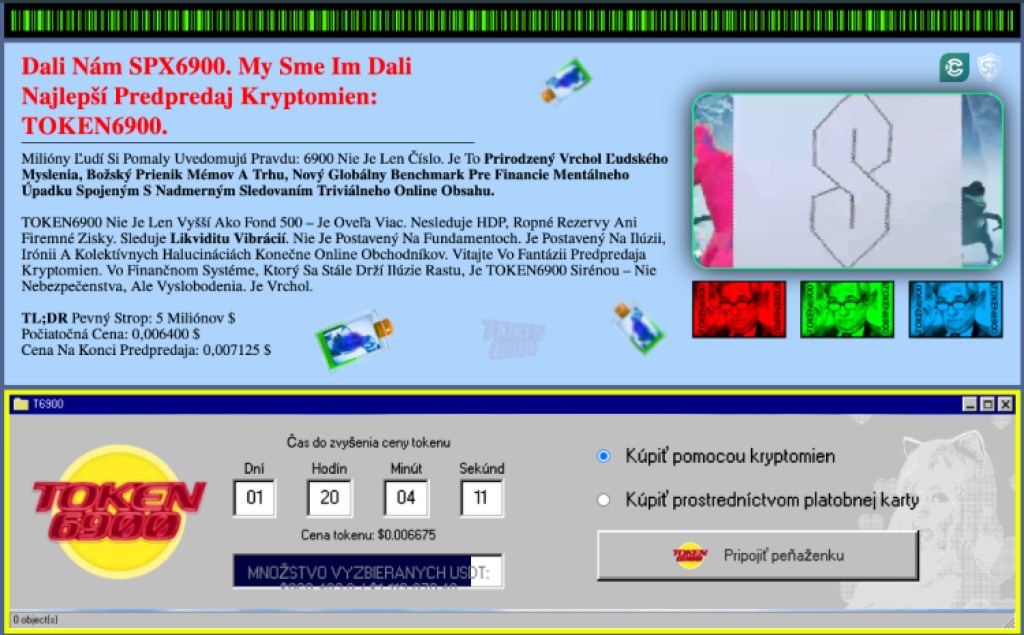 Token6900 altcoiny