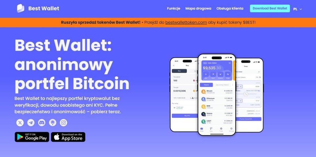 1. Best Wallet – Najlepszy wielołańcuchowy DeFi wallet dla każdego