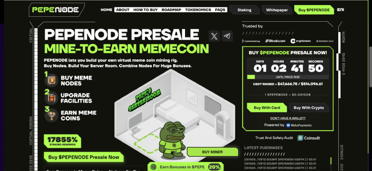 pepenode beste altcoins