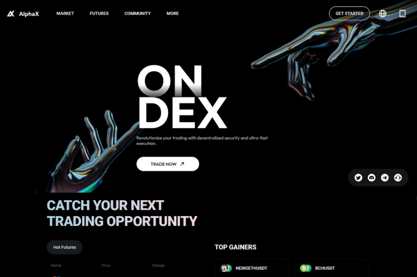 AlphaX ανταλλακτήρια κρυπτονομισμάτων