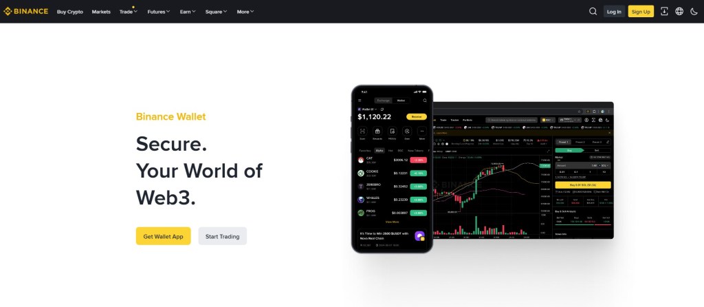 4. Binance Wallet – Połączenie giełdy i portfela