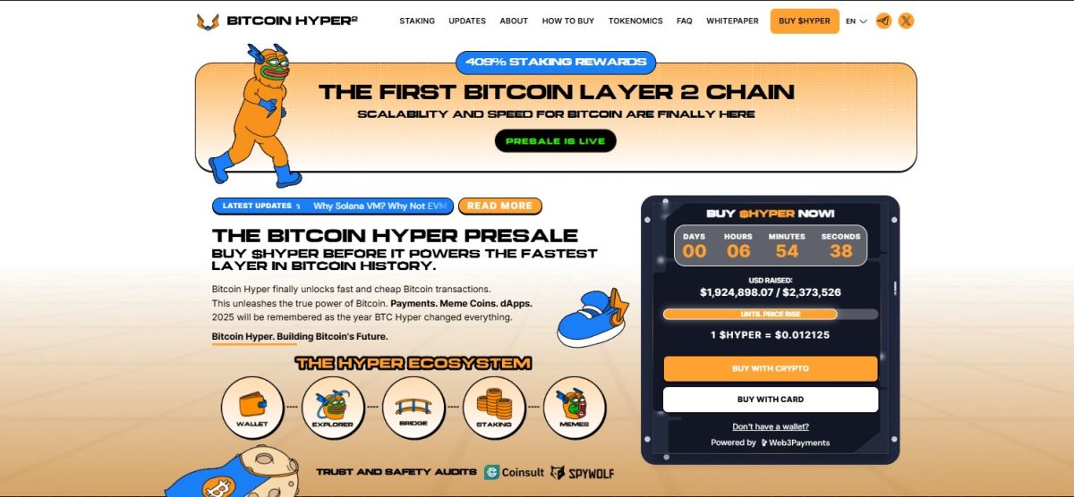 Bitcoin Hyper: Layer-2, który daje nowe życie Bitcoinowi
