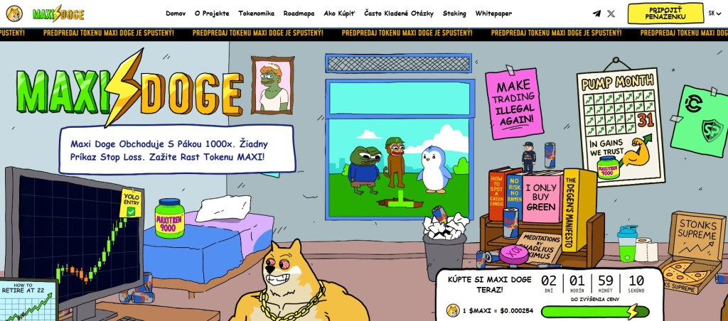 Maxi Doge – Meme-coin s reálnou využiteľnosťou