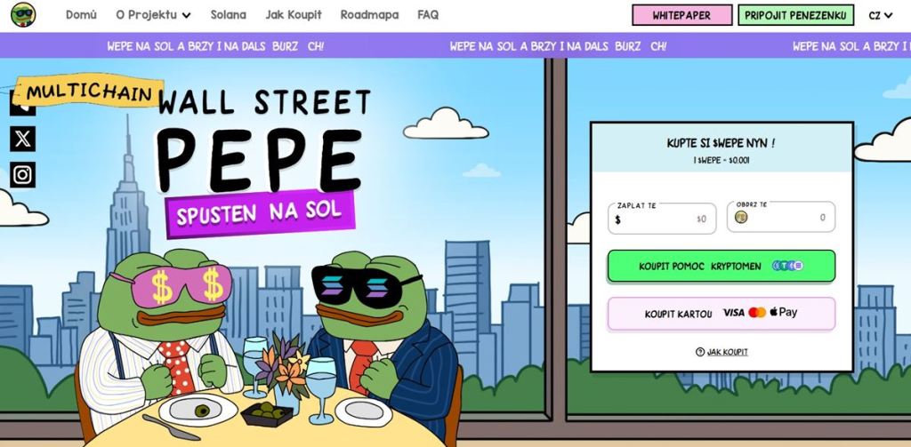 3. WEPE (SOL):síla Solana ekosystému