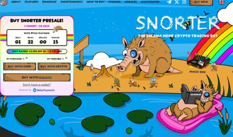 Snorter Bot Token iepriekšpārdošana var drīz beigties
