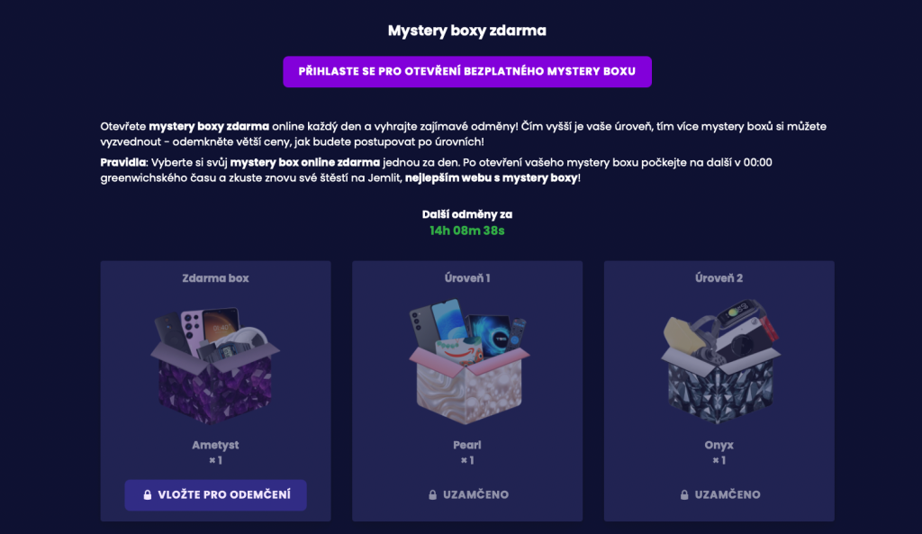 mystery box elektronika